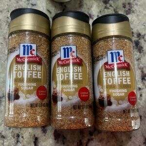 McCormick finishing Sugar bundle of 3 -English Toffee brand new container’s